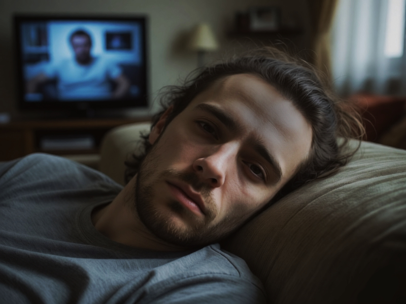 Наркоман на героине